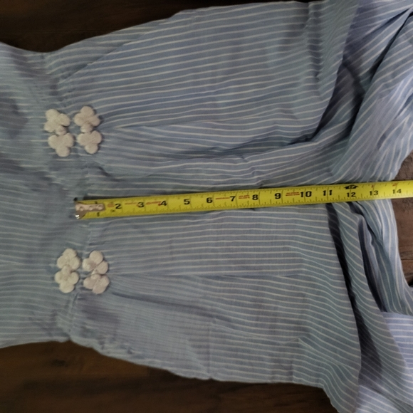 House of Harlow x Revolve White and Blue Devi Stripe Jumpsuit Small - Picture 10 of 14